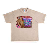 French Oak sorry ladies my heart belongs to mommy highland cow and calf Urban Heavy Tee - RanaPortraitStore