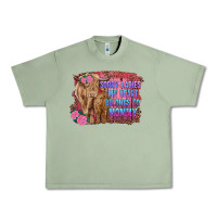 Oil Green sorry ladies my heart belongs to mommy highland cow and calf Urban Heavy Tee - RanaPortraitStore
