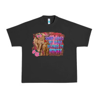 Pigment Black sorry ladies my heart belongs to mommy highland cow and calf Urban Heavy Tee - RanaPortraitStore