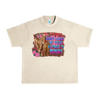 Sandshell sorry ladies my heart belongs to mommy highland cow and calf Urban Heavy Tee - RanaPortraitStore