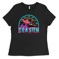Black racing season motorcycle Ladies Tee - AdoDesignShop