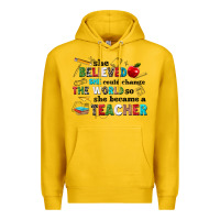 Lemon she believed she could change the world so she bec Premium Hoodie - NancyCooperArtShop