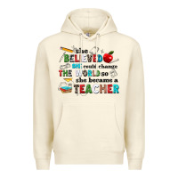 Sandshell she believed she could change the world so she bec Premium Hoodie - NancyCooperArtShop