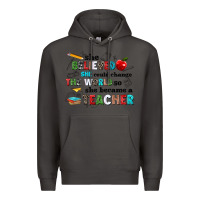 Smoke she believed she could change the world so she bec Premium Hoodie - NancyCooperArtShop