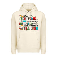 Tofu she believed she could change the world so she bec Premium Hoodie - NancyCooperArtShop