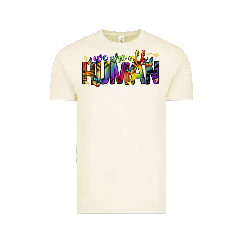 We Are All Human Pride Lgbtq Vintage Tee by texasbilliewilder | Teevron