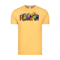 Vintage Mustard we are all human pride lgbtq Vintage Tee - texasbilliewilder