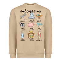 Mushroom god says i am Heavyweight Sweatshirt - MaliasSmallBusiness