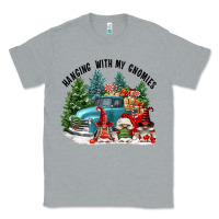 Heather Grey hanging with my gnomies Classic Tee - FaDigitalArtStudio
