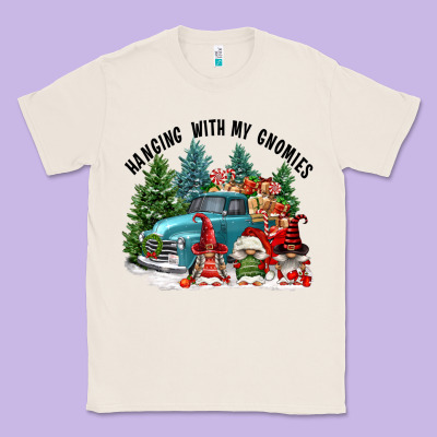 Hanging With My Gnomies Classic Tee Designed By Fadigitalartstudio