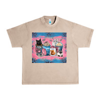 French Oak cat coffee cups Urban Heavy Tee - Zillion Design Studio