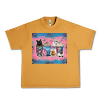 Peanut Butter cat coffee cups Urban Heavy Tee - Zillion Design Studio