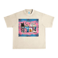 Sandshell cat coffee cups Urban Heavy Tee - Zillion Design Studio