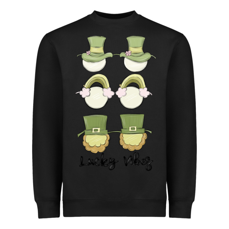 Lucky Vibes Heavyweight Sweatshirt by MaliasSmallBusiness | Teevron