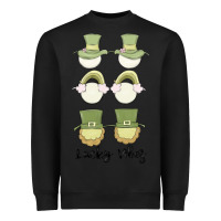 Black lucky vibes Heavyweight Sweatshirt - MaliasSmallBusiness