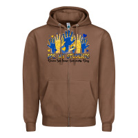 Chestnut for my students down sendrome awareness day Zipper Hoodie - Artiststas