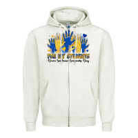 Oatmeal Heather for my students down sendrome awareness day Zipper Hoodie - Artiststas