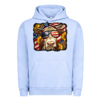 Pigment Grape Ice Western 4th Of July Cow Background Urban Hoodie - LillyAllenDesigns