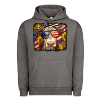 Pigment Tornado Western 4th Of July Cow Background Urban Hoodie - LillyAllenDesigns