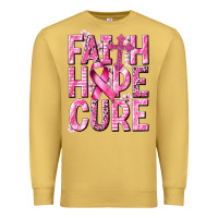 Antique Gold faith hope cure cancer Premium Sweatshirt - NancyCooperArtShop