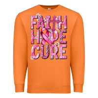 Carrot faith hope cure cancer Premium Sweatshirt - NancyCooperArtShop