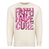 Sandshell faith hope cure cancer Premium Sweatshirt - NancyCooperArtShop