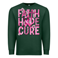Sports Green faith hope cure cancer Premium Sweatshirt - NancyCooperArtShop