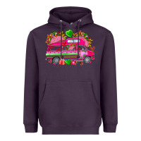 Plum valentines day tacos truck Heavyweight Hoodie - NancyCooperArtShop