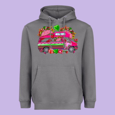Valentines Day Tacos Truck Heavyweight Hoodie Designed By Nancycooperartshop