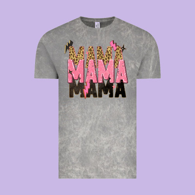 Mama Mama Mama Lightning Bold Vintage Tee Designed By Zillion Design Studio