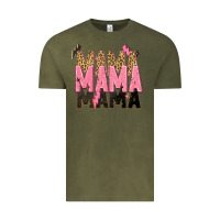 Vintage Olive mama mama mama lightning bold Vintage Tee - Zillion Design Studio