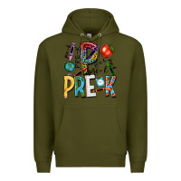 Army Green pre k Premium Hoodie - NancyCooperArtShop