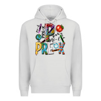 Dove Grey pre k Premium Hoodie - NancyCooperArtShop
