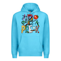Ocean Blue pre k Premium Hoodie - NancyCooperArtShop