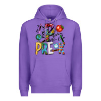 Purple pre k Premium Hoodie - NancyCooperArtShop