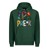 Sports Green pre k Premium Hoodie - NancyCooperArtShop