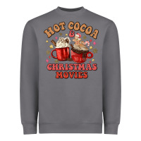 Storm hot cocoa and christmas movies Heavyweight Sweatshirt - MaliasSmallBusiness