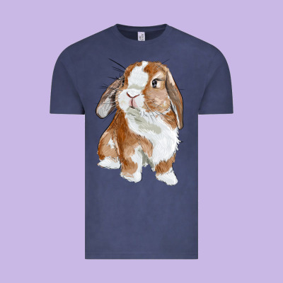 Vintage Tee Cute Bunny
