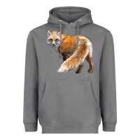 Storm Red Fox Heavyweight Hoodie - LillyAllenDesigns