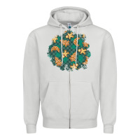 Dove Grey christmas gingerbread cookies patch Zipper Hoodie - BundleAndBundleShop