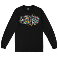 Black hope Long Sleeve Tee - SublimationCraftShop
