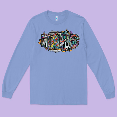 Hope Long Sleeve Tee Designed By Sublimationcraftshop