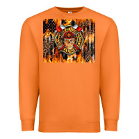 Carrot Firefighter Skull Premium Sweatshirt - LillyAllenDesigns