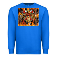 True Royal Firefighter Skull Premium Sweatshirt - LillyAllenDesigns