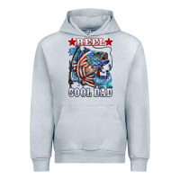 Reel Cool Dad Bass 4th Of July Urban Hoodie | Teevron