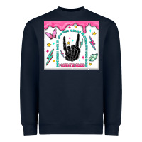 Navy some days i rock it Heavyweight Sweatshirt - MaliasSmallBusiness