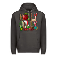 Smoke holly jolly teacher Premium Hoodie - NancyCooperArtShop