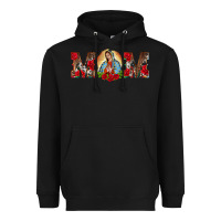 Black mom lady of guadalupe Heavyweight Hoodie - BarkalooDesign