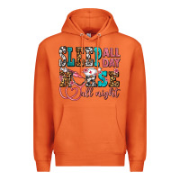 Carrot sleep all day nurse all night Premium Hoodie - AdoDesignShop