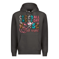 Smoke sleep all day nurse all night Premium Hoodie - AdoDesignShop
